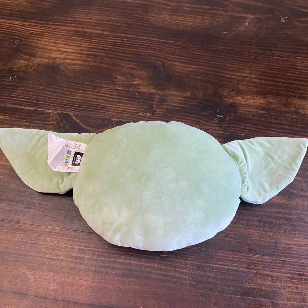 Star Wars The Big One Kids Grogu The Child Plush Decorative Pillow Green 28in